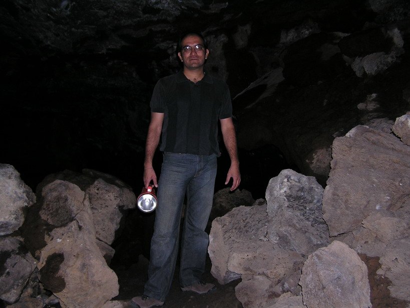 Parmender Half Way in a two opening, 2 KM cave. / Lava Beds-1.jpg Lava Beds-1.jpg