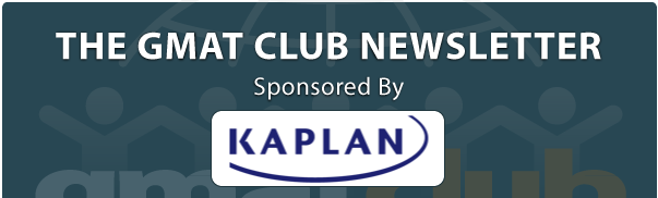 The GMAT Club Newsletter