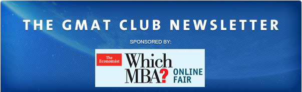 The GMAT Club Newsletter