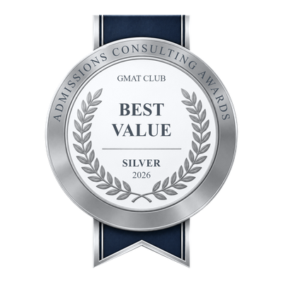 Stratus Admissions Counseling — Silver Award, Best Value, GMAT Club Admissions Consulting Awards 2026