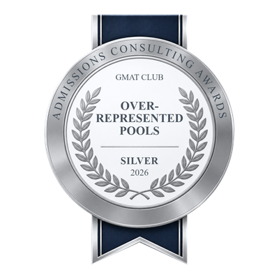 ApplicantLab — Silver Award, Best for Overrepresented Applicant Pools, GMAT Club Admissions Consulting Awards 2026