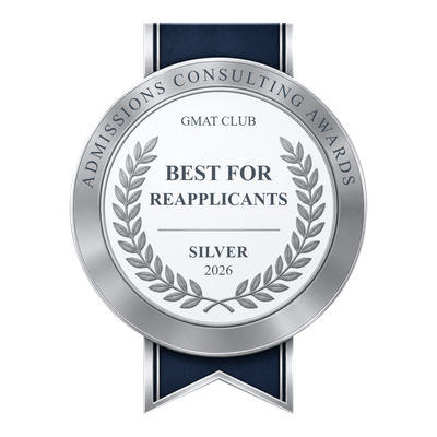 Square One Prep — Silver Award, Best for Reapplicants, GMAT Club Admissions Consulting Awards 2026