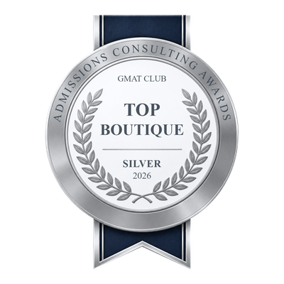 ARLee Consulting — Silver Award, Top Boutique Firm, GMAT Club Admissions Consulting Awards 2026