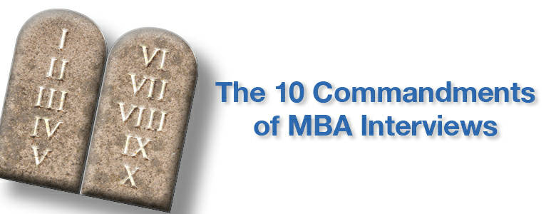 MBA-Interview-Commandments