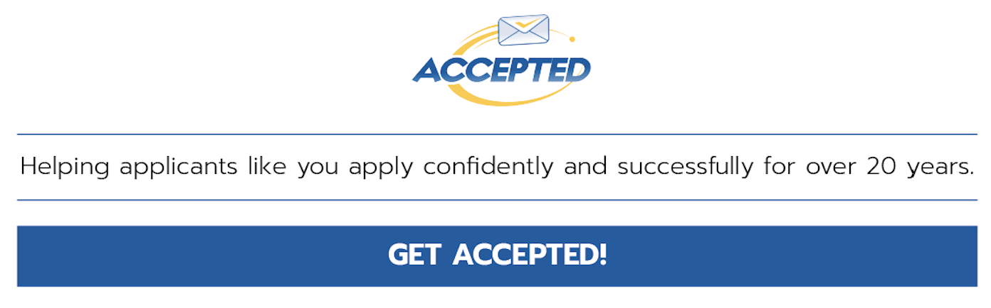 Get accepted!
