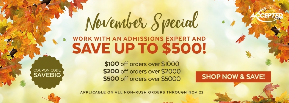 Shop now and save with our November sale