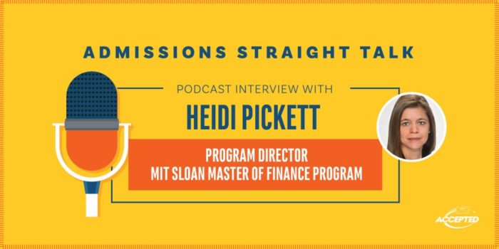 MIT Sloan Master of Finance Program Heidi Pickett