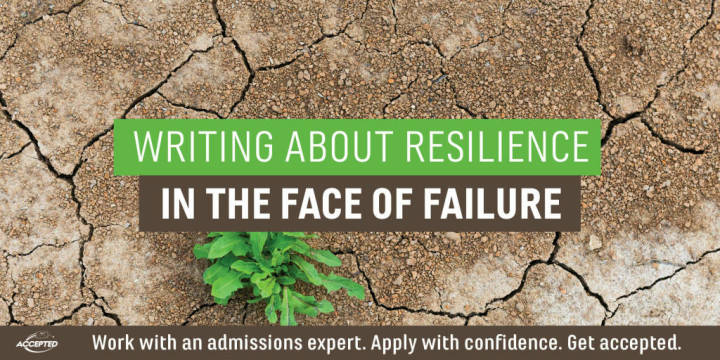writing about resilience in the face of failure