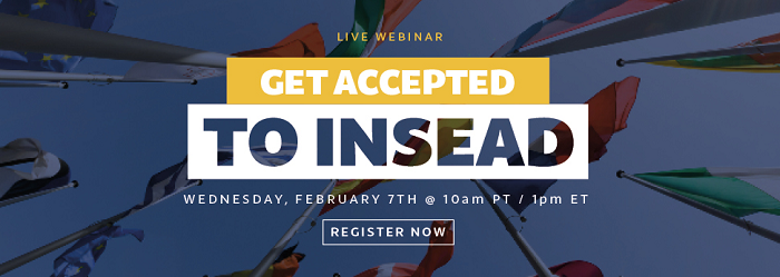 Get Accepted to Insead Live Webinar