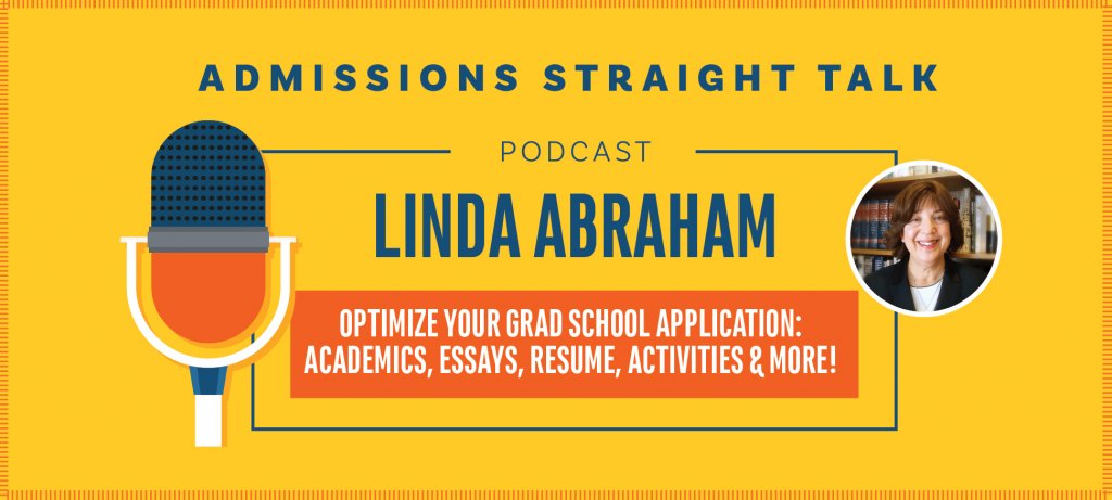 Linda Abraham Optimize your grad school application blog