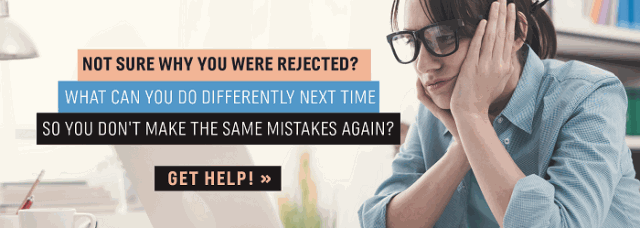 Not sure why you were rejected?