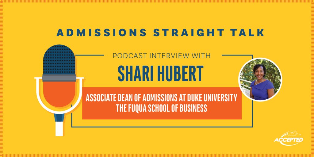 Shari Hubert Assoc Dean of Admissions at Duke Fuqua