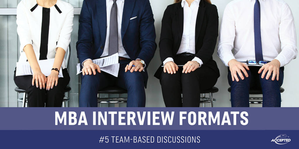 MBA interview formats- team-based discussions
