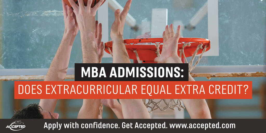 MBA admissions does extracurricular equal extra credit