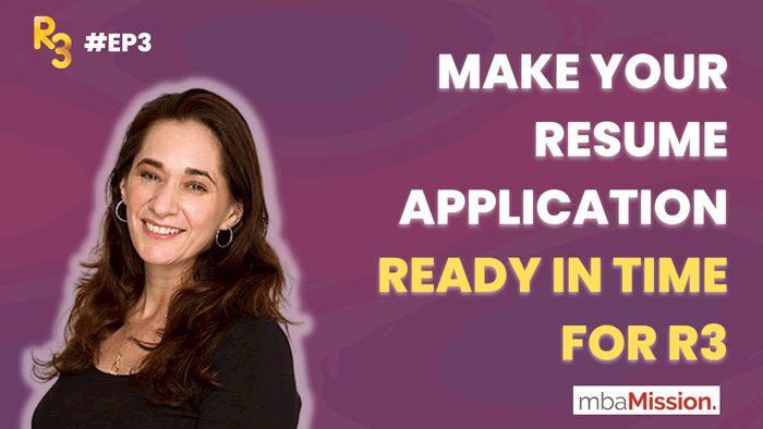 Make your resume application ready in time for Round 3