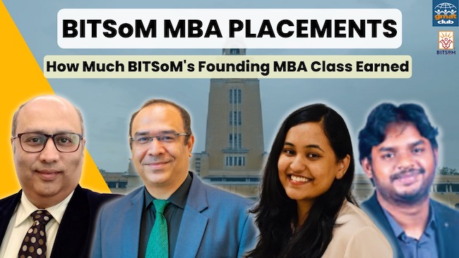 BITSOM MBA Placements and Salaries