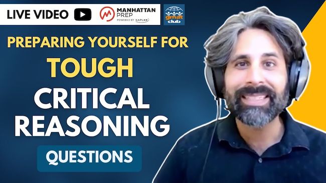 Hard GMAT Critical Reasoning Questions