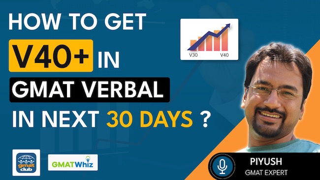 Getting V40 in GMAT Verbal
