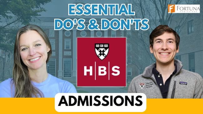 HBS Application Do's and Don'ts