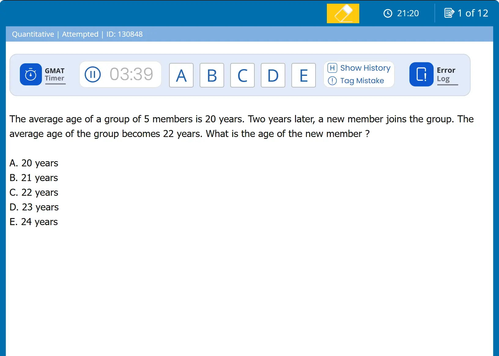 GMAT Score Calculator