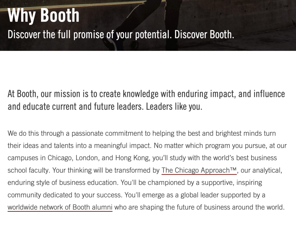 Why Booth interview question