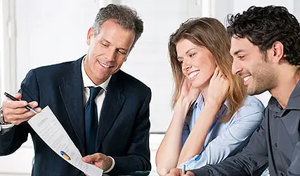 Professional business conference setting with Square One Prep consultation