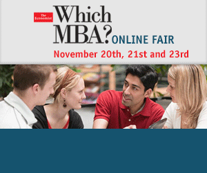 The Eocnomist's Which MBA? Online Fair
