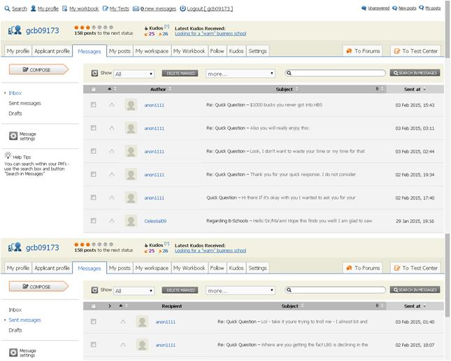 Inbox and Sent folders 20150203.JPG