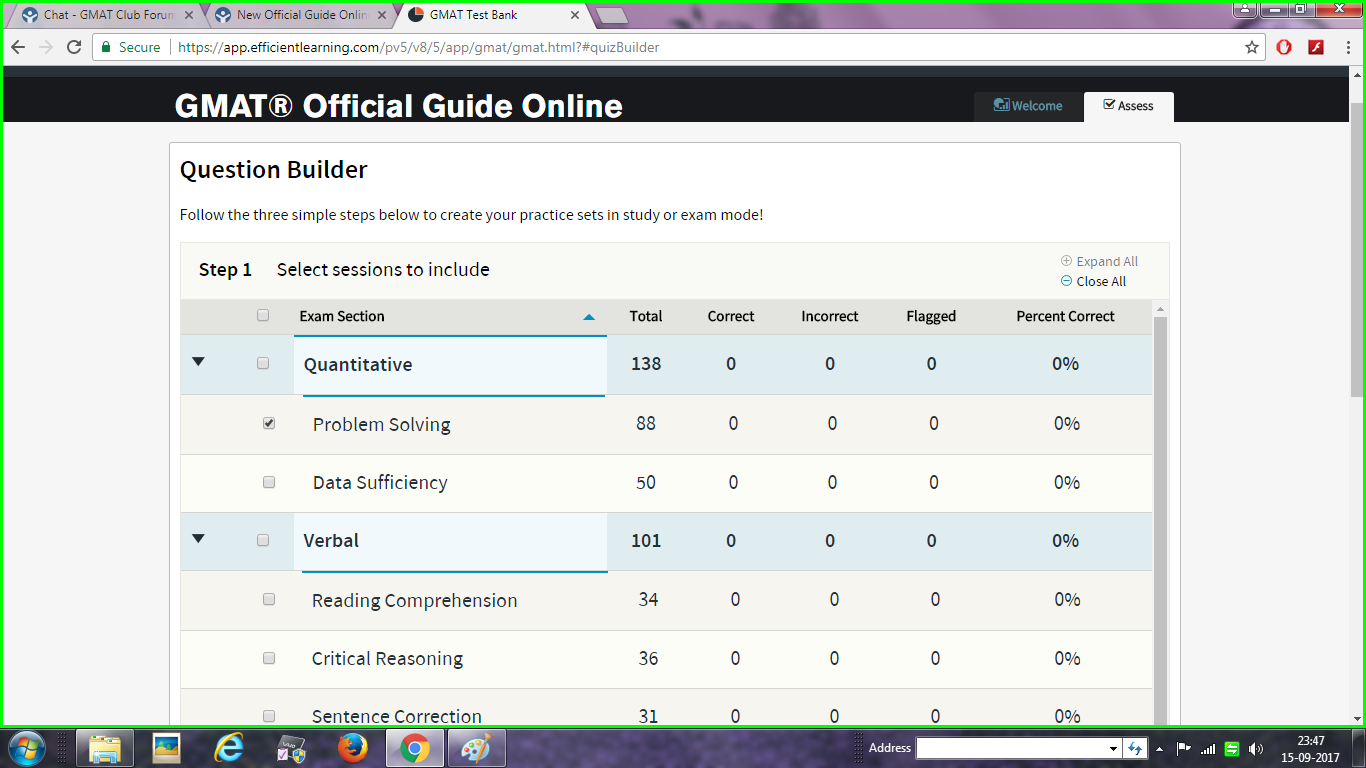 4.Selecting only PS(Study mode).png