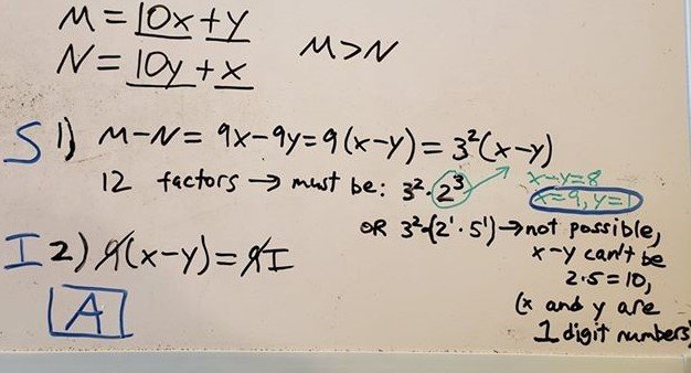 When the digits of two-digit, positive integer M are reversed, the.jpg