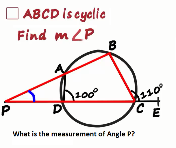 What is the measurement of angle p.png