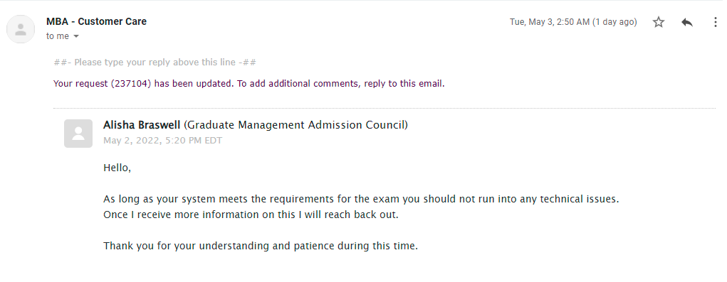 gmat customer care response.PNG